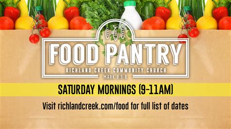 Community Food Pantry | Richland Creek Community Church