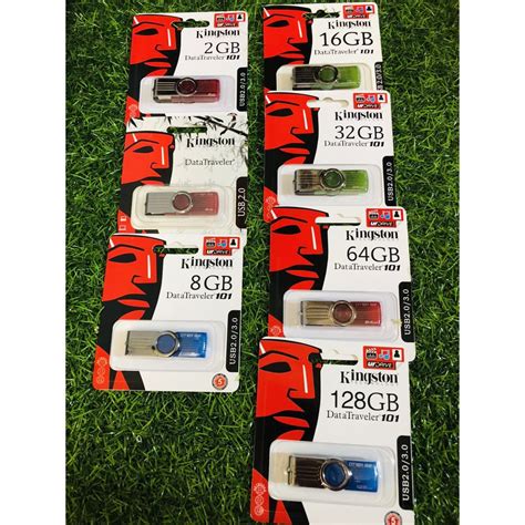 แฟลชไดรฟ์ราคาถูก Kingston Usb Flash Drive Dt101 248163264128gb Shopee Thailand