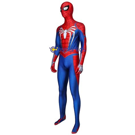 Spider-Man PS4 Advanced Suit Spider Man Spandex Cosplay Costume