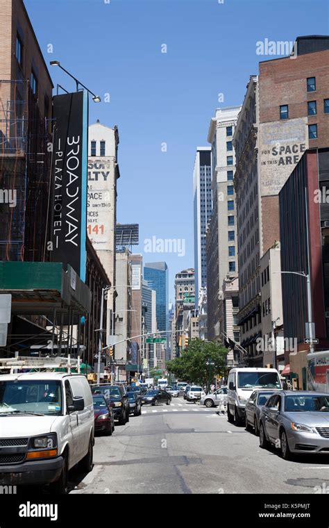 Broadway Street in New York - USA Stock Photo - Alamy