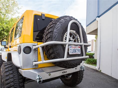 Jeep JK Swing Out Rear Tire Carrier & Bumper Package (Aluminum)