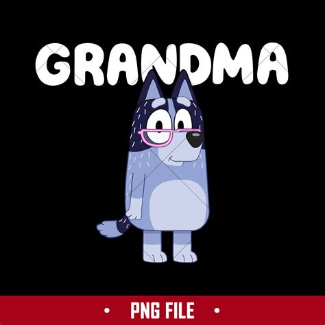 Bluey Nana Grandma Png Nana Dog Png Bluey Png Cartoon Png Inspire