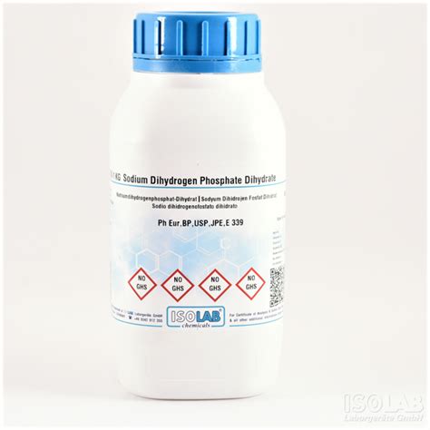 Isolab Sodium Dihydrogen Phosphate Dihydrate Cas No 13472 35 0