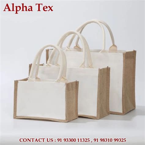 Plain Handled Jute And Cotton Bags AT020 Capacity 5 KG At Rs 55 Piece