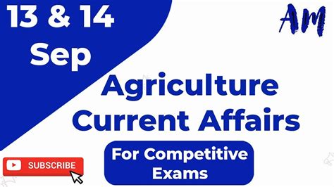 Sep Agriculture Current Affair S Nabard Rrb Afo Sbi