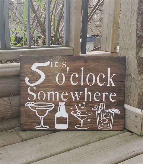 It S 5 O Clock Somewhere Svg Digital File Bundle Etsy