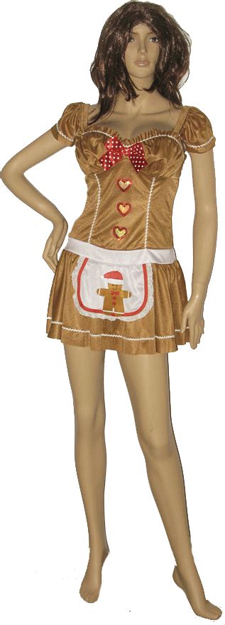 Gingerbread Girl Costume Womens Gingerbread Costume