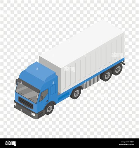 Box Delivery Truck Icon Isometric Of Box Delivery Truck Vector Icon