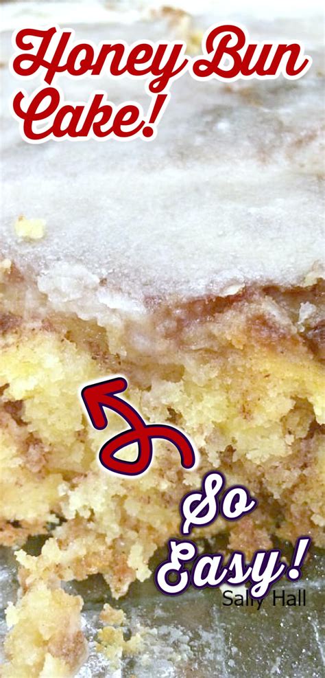 cake mix honey bun cake