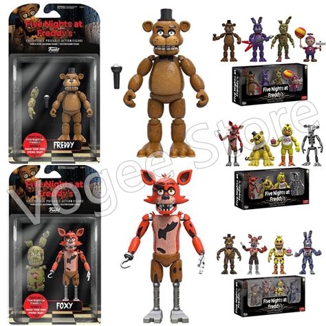 FNAF Figuras De Acci N De Freddy Bonnie Foxy Chica Fazbear Bear Colecci