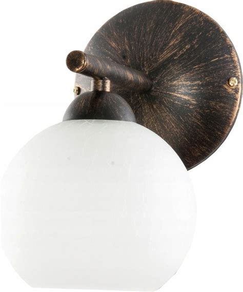 Lampa Edylit Kinkiet Ścienny Edison Led E27 Szklany Klosz 9543