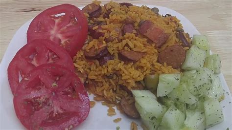 Arroz Con Gandules Con Chorizo Puerto Rican Rice With Pigeon Peas