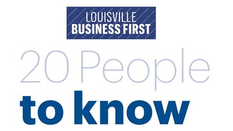 Louisville Business First Highlights 20 People To Know In Technology Louisville Business First