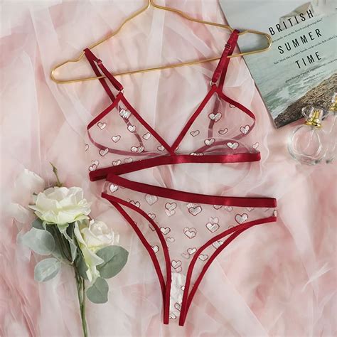 Conjunto De Suti Sexy Cora O Impress O Lingerie Conjunto Anel Ligado