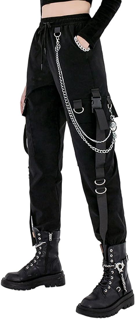 Details More Than 79 Black Trousers With Chain Super Hot In Cdgdbentre