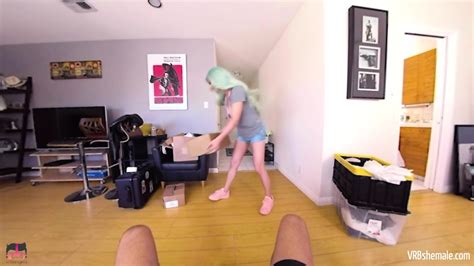 Beautiful Blonde Latina Tranny Has Passion Sex