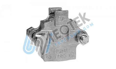 Хомут зажимной «BOSS» двухболтовый - Леотек