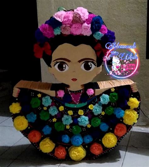 Pi Ata De Frida Kahlo Pi Atas Manualidades Pi Ata