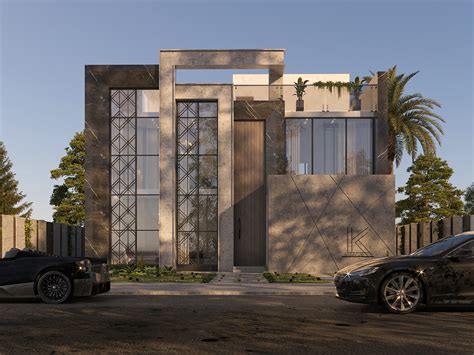 Modern Villa Elevation Design Behance