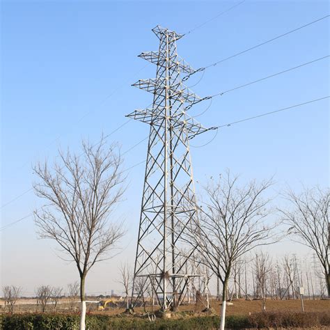 4 Legged Q345b Lattice Transmission Tower Galvanized Electricity