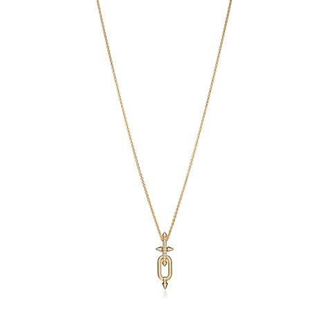 Tiffany Titan By Pharrell Williams Pendant In Yellow Gold With Diamonds Tiffany And Co Australia