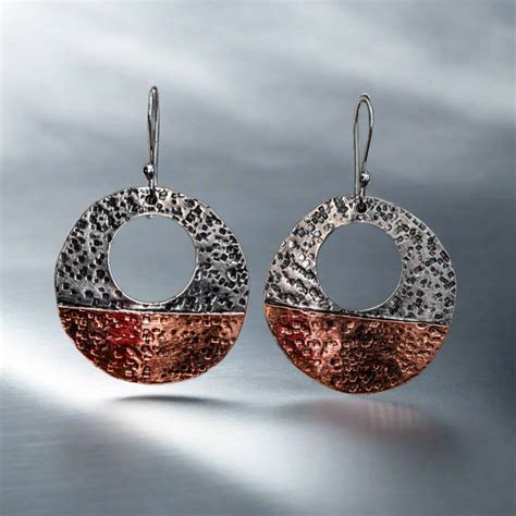 | Silver and copper earrings workshop for beginners – Jan 11- Sold Out