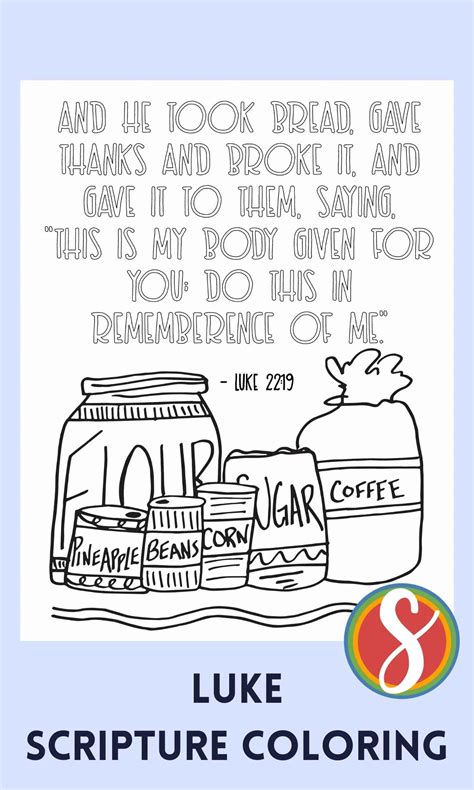 Memory Verse Coloring Page For Luke 2:52