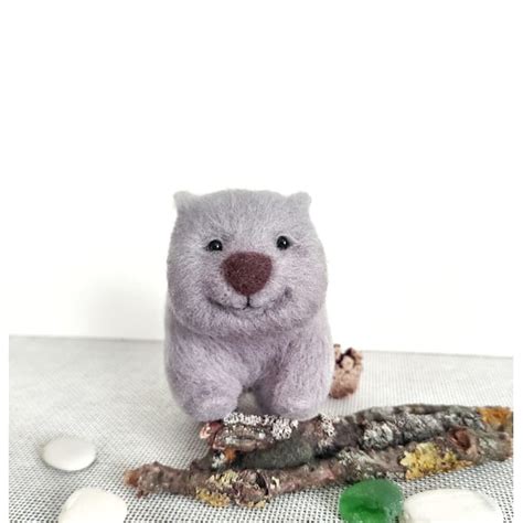 Wombat handmade toy/Wombat sculpture - Inspire Uplift