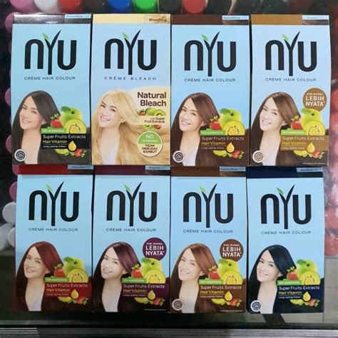 Jual NYU Hair Color Semir Rambut Dengan Box 30gr Shopee Indonesia