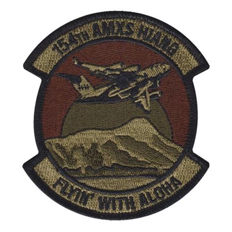 C17 Amxs Hawaii Ocp Patch 154th Aircraft Maintenance Squadron Patches