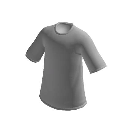 Gray Plain Oversized T Shirt Roblox Item Rolimon S