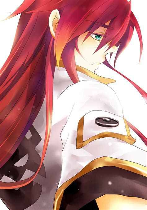 Anime Guy With Red Long Hair Red Head Anime Boy Hd Phone Wallpaper