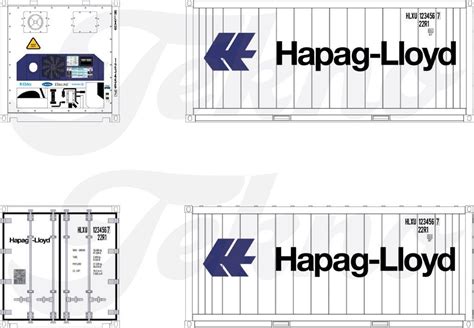 Ft Reefer Container Hapag Lloyd Ton Toys