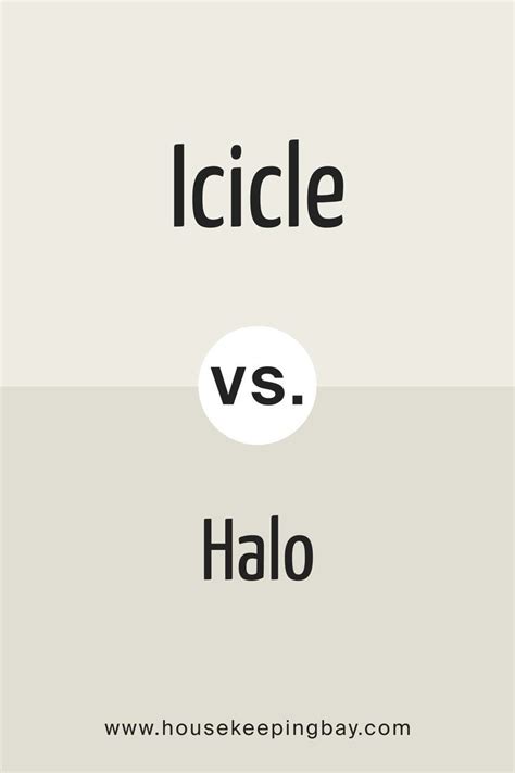 Icicle vs Halo: Benjamin Moore Paint Comparison