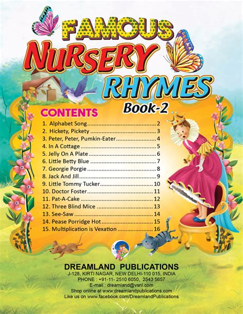 Famous Nursery Rhymes - 6 Books Pack