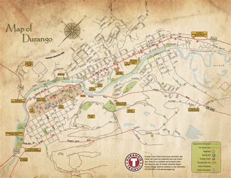 Map Of Colorado Durango