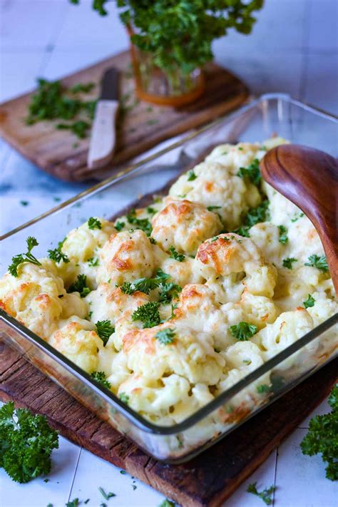 Low Carb Blumenkohlauflauf Mit K Se Berbacken