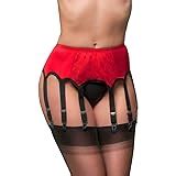 Nancies Lingerie 10 Strap Lycra Suspender Garter Belt For Stockings