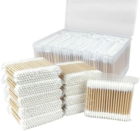 Amazon 1000 Count Precision Cotton Swabs Garrelett Double