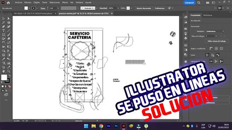 Illustrator Se Puso La Pantalla En Lineas Youtube