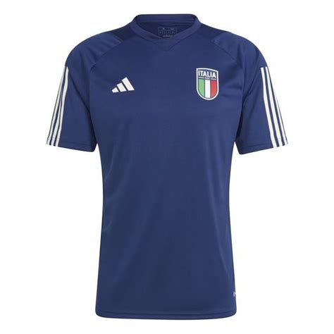 Italien Tr Nings T Shirt Tiro Navy Hvid Unisport Dk