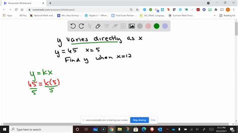 ⏩solved Use The Four Step Procedure For Solving Variation Problems