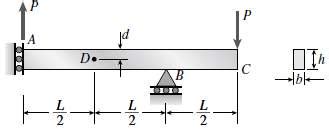 [Solved] An overhanging beam ABC with a guided sup | SolutionInn