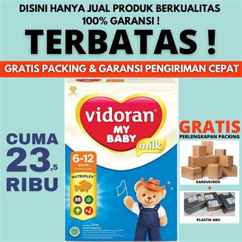 Jual Susu Vidoran My Baby Bulan Gram Shopee Indonesia