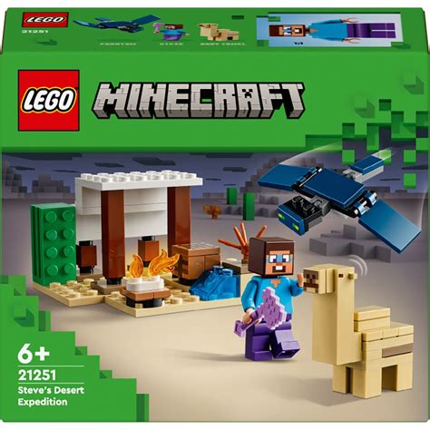 Lego Minecraft Steve S Desert Expedition Set Smyths Toys Uk