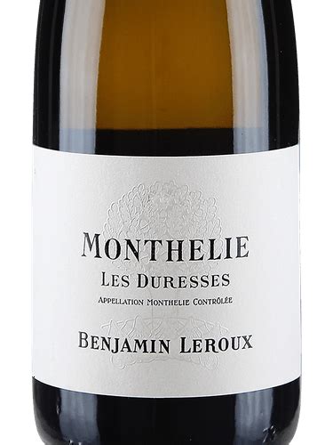 Benjamin Leroux Monthélie 1er Cru Les Duresses Vivino US