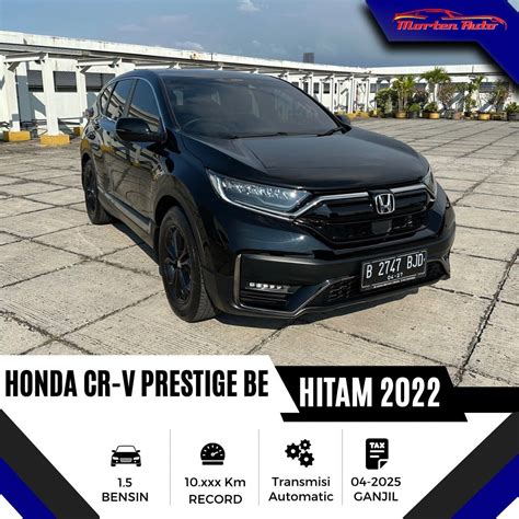 Honda Crv Turbo Prestige Black Edition At Km Ribu Record