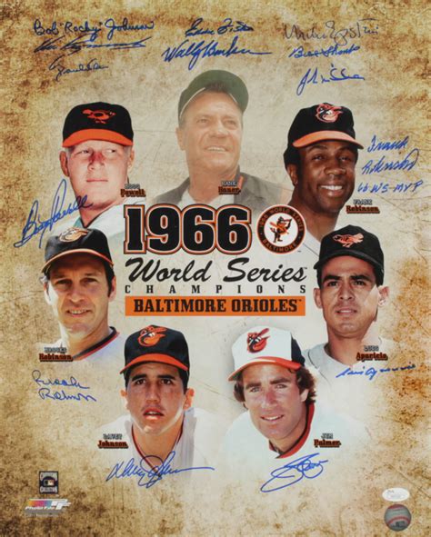 Orioles World Series Champions X Photo Team Signed By