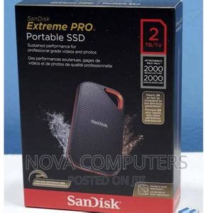 Sandisk E81 Extreme PRO Portable External Ssd V2 2tb In Nairobi Central