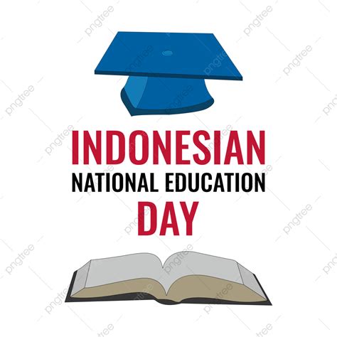gambar desain hari pendidikan nasional indonesia  vektor buku